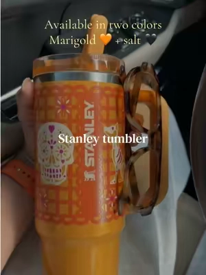 A festive little touch for Día de Muertos 🌼🧡

#DiaDeMuertos #PapelPicado #StanleyTumbler #stanley #Tumbler