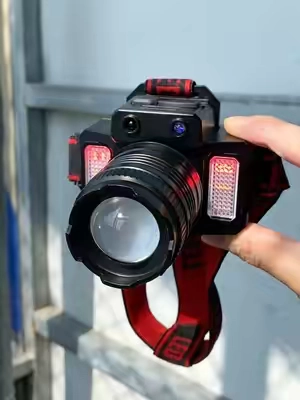 Linterna frontal LED, linterna frontal impermeable rechargeable por USB para exploracion, camping al aire libre. Muy bonita recomendada #led #flashlight #lights #headlamp #tools