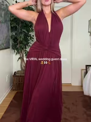 in loveee! wearing a true size large, yes it has a little stretch to it 💗 #fashion #OOTD #outfit #fashiontiktok #wedding 