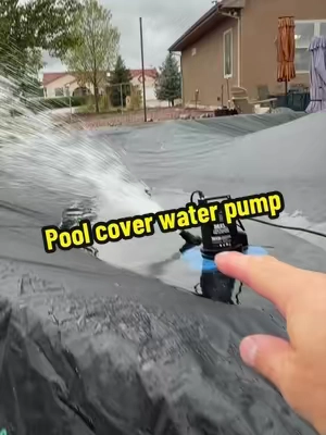 SEESII 1/3HP Pool Cover Pump - Automatic On/Off, 3035GPH Submersible Water Pump with Filter Net, 25ft Power Cord, Check Valve, Sump Pump for Swimming Pool, Hot Tubs, Pond, Basement, Rooftops. #automaticwaterpump #automaticpoolcoverpump #waterpump #poolcoverpump @SEESII Tools 