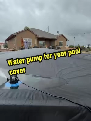 SEESII 1/3HP Pool Cover Pump - Automatic On/Off, 3035GPH Submersible Water Pump with Filter Net, 25ft Power Cord, Check Valve, Sump Pump for Swimming Pool, Hot Tubs, Pond, Basement, Rooftops. #automaticwaterpump #automaticpoolcoverpump #waterpump #poolcoverpump @SEESII Tools 