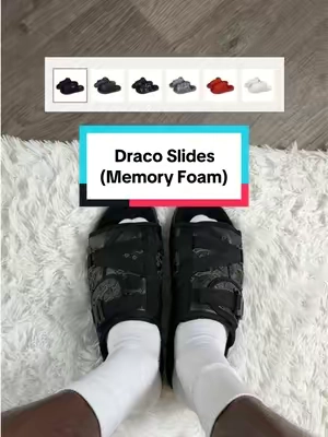 The best slides you’ll ever experience and will literally mold to your feet 🤩 #memoryfoam #comfortableslippers #bfcm #tiktokshopfalldealsforyou #suede 