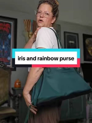 obsessed with this NEW bag from iris and rainbow 🌈  #shoulderbag #purse #largeshoulderbag #irisandrainbow #purses 