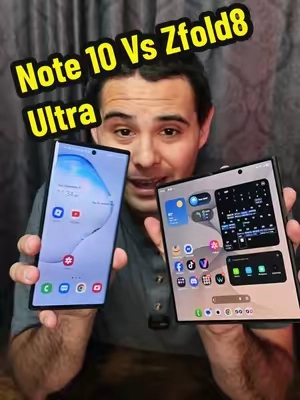 Throw back to a 8 year old multitasking phone! The all New Samsung Galaxy zfold8 ultra! #samsungpartner #samsunggalaxy #samsung #itstimetoswitch #galaxyzfold8  @Samsung US @Samsung 