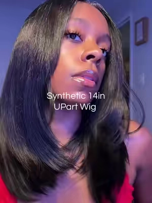 14 inch Synthetic Wig from TikTok Shop 😲🔗 #upartwig #wig #tiktokshopcreatorpicks #tiktokmademebuyit #tiktokshopfinds 