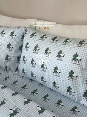 berkshire peanuts holiday sheet set 🎄✨ soooo cute! #christmasbedsheets #christmasbedding #christmasdecor #bedsheets #christmas 