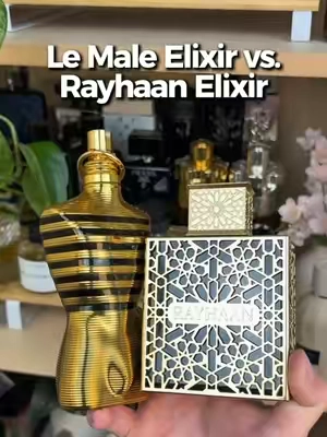 JPG Le Male Elixir vs. Rayhaan Elixir - How close are they? 🤔 #fragrancetok #fragrancetiktok #fragrances #mensfragrance #jpglemaleelixir 
