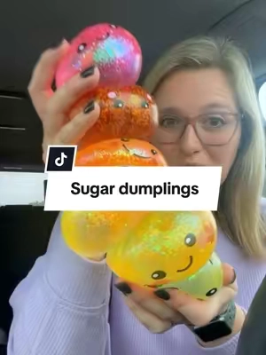 The cutest little sugar texture dumplings for fall!  #dumplingsquishy #squishies #dumplings #tiktokshopfalldealsforyou #tiktokshopcreatorpicks 
