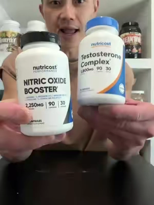 Nutricost Men’s Active Stack Bundle - Nitric Oxide Booster x Testosterone Complex @Nutricost #nutricost 