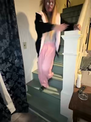 An easy upgrade for bare stairs 🙌 Muddy Mat stair treads have a grippy backing that helps keep them in place without permanently sticking to your stairs. When they need a refresh, just pull them up, toss them in the washing machine, and put them right back down. Easy, washable, and no permanent adhesive! #MuddyMat #StairTreads #WashableStairTreads #StairRunner #HomeEssentials 