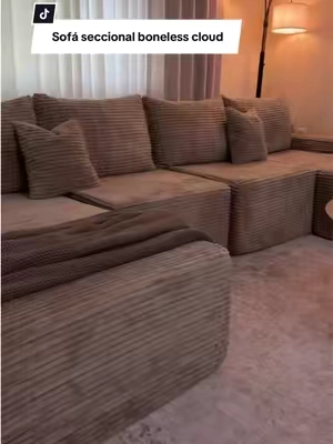 Sofá seccional estilo nube ☁️🤎. Varios colores disponibles, forros lavables.@Weture Official #sofa #furniture #cloudcouch #livingroomdecor #tiktokshopblackfridaydeals 