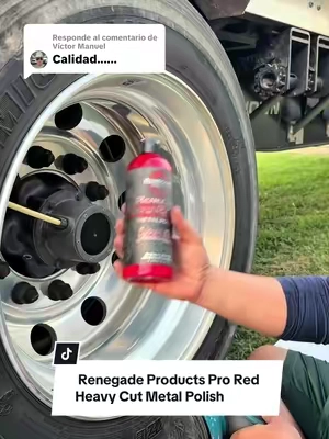 Respuesta a @Víctor Manuel  ##RenegadeProducts Pro Red Heavy Cut ##MetalPolish24oz – High-Strength Aluminum & ##StainlessSteel##Polishfor Oxidation & Restoration ##tiktokdealsforyoudays