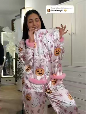 Replying to @Souix Cona #halloweenpajamas #halloweenpjs #mommyandme #halloweencountdown #matchingpjs 