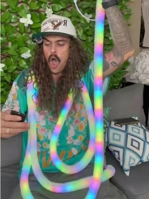 #rgblights #ropelights #fuzzyropelight 