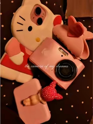 i was having trouble recording the picture on the camera bc my phone doesn’t do it justice 😩 #kodakcamera #pinkcamera #onsale #pinkaesthetic #kodakpixprofz45 