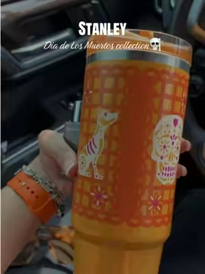 The details on this Día de los Muertos collection 😮‍💨✨ Marigold Papel Picado + Salt Papel Picado are both SO good.  #Stanley #DiaDeLosMuertos #StanleyCollection #PapelPicado #StanleyCup