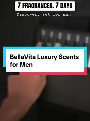 BellaVita Luxury Scents for Men #bellavitaluxury #frangranceformen #giftidea #selfiestick #tiktokshopcreatorpicks 