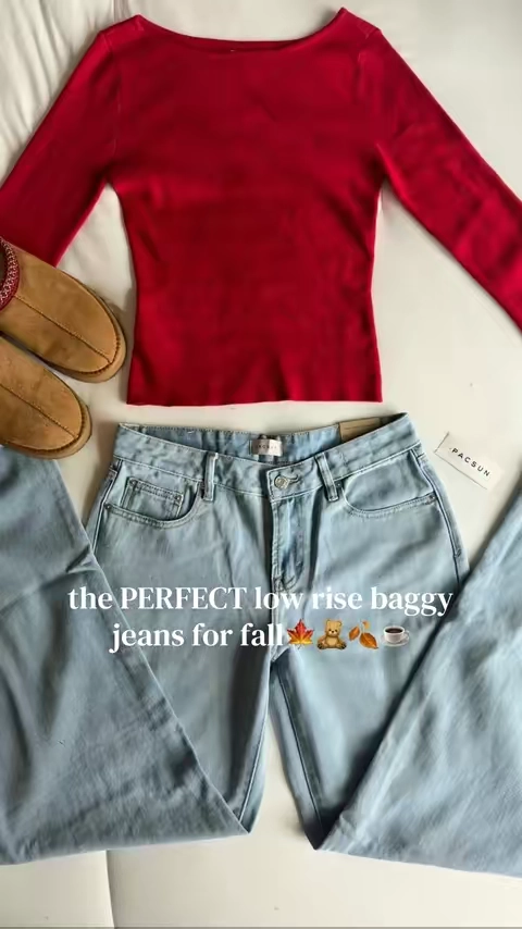 how are pacsun jeans SO AFFORDABLE??!! #pacsun #pacsunjeans #lowrisebaggyjeans #lowrisejeans #falloutfits 