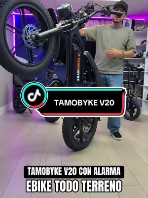 Tamobyke v20 todo terreno Ebike con alarma y llaves NFC #ebike #bestebike #bicicletaelectrica #tiktokshopcreatorpicks #creatorsearchinsights 