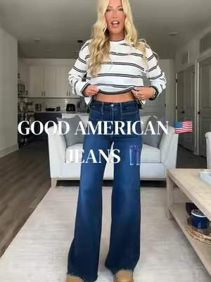 👖🇺🇸😍 #goodamerican #jeans #denim #darkdenim #fallfashion 