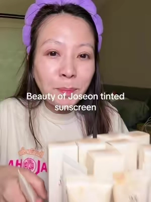 A tinted mineral sunscreen with SPF 30, fermented brown rice + ceramide for that smooth, natural-looking finish without feeling like heavy makeup. Perfect for days when you want SPF + a little tint in one step. #BeautyOfJoseon #BOJ #TintedSunscreen #MineralSunscreen #tiktokshopfalldealsforyou