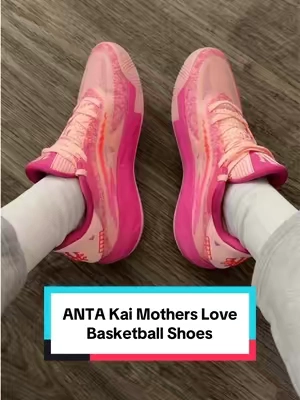 Great cushion and grip on these basketball shoes with the meaningful colorway 💖 #motherslove #basketballshoes #antasports #tiktokshopfalldealsforyou 