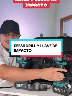 Seesii, Llave de impacto y Drill #impactwrench #llavedeimpacto #tools #drill #tiktokshopcreatorpicks 