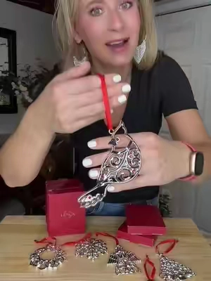 One of those gifts that looks WAY more expensive than it is! ✨🎄 These Lenox ornaments are absolutely stunning and each one comes beautifully boxed—perfect for gifting individually or keeping the whole set for your own tree! 🎁 #lenoxornaments #christmasgifts #christmasdecor #giftideas @QVC, Inc #qvcloyaltyprogram