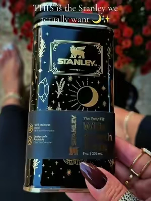 The easy-fill wide mouth flask will be my go-to this Halloween @Stanley 1913 #stanley1913 #stanley1913partner #halloweenfinds #flask #darkaesthetic 