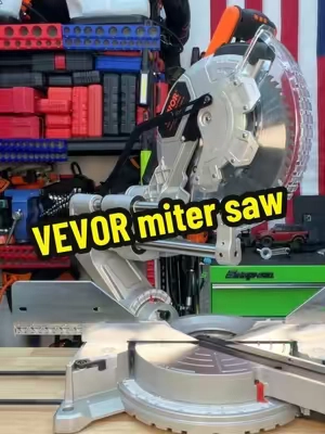 Check out this compound miter/bevel saw from VEVOR #tools #saw #chopsaw #mitersaw 