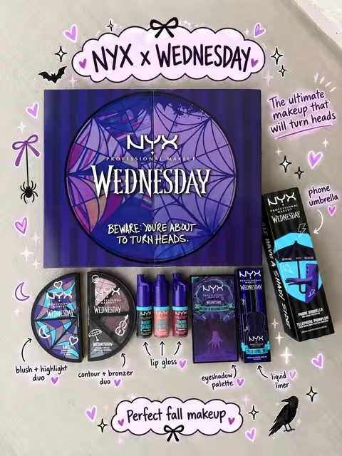Beware your about to turn heads @NYX Professional Makeup #nyxcosmetics #nyxcosmeticspartner  #nyxwednesday #wednesdayaddams #tiktokshopdealsforyoudays 