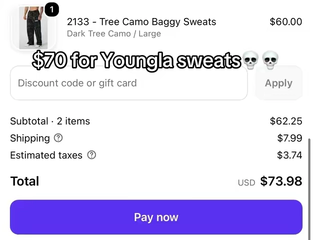 Almost sold out!!!