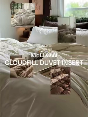 Okay how am I supposed to ever leave my bed this winter? 😴☁️🧸 @Mellow Sleep  #mellow #mellowduvetinsert #cloudfillduvetinsert #beddinggoals #beddingcombo 