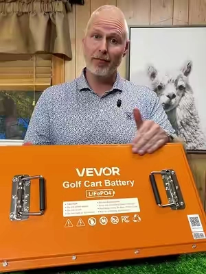 VEVOR 48 Volt 105Ah LiFePO4 Lithium Golf Cart Battery With Charger And LCD Monitor  #TikTokShopCreatorPicks #TikTokShopFallDealsForYou #toolupgrade #GolfCartBattery #LithiumBattery @VEVOR Store 