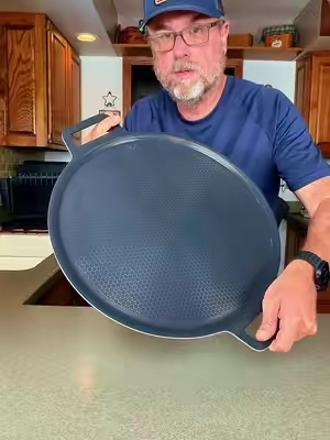 HexClad Hybrid Pizza Steel #pizzasteel #homemadepizza #HexClad #RoysRealReviews 
