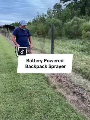 Battery-Powered Backpack Sprayer, Adjustable 0- 100 PSI , DeWalt 20V Battery Compatible #backpacksprayer #sprayer #electricsprayer #yardwork #tiktokshopfalldealsforyou @SideKing US   