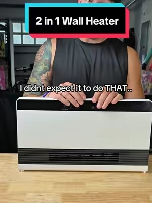 Now you can heat your rooms without going broke! 🤯 #spaceheater #heater #smartwallheater #roomheater #wallheaters 