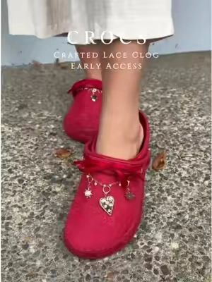 NEW ARRIVAL ALERT 🚨✨ The Crafted Lace Collection just landed! And TikTok gets EARLY ACCESS 👀❤️ Be the first to shop it before everyone else!#crocs #earlyacces #lace #fyp #crocsnewarrivals 