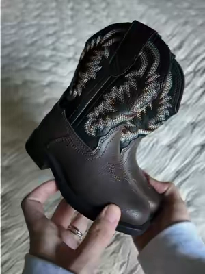 Are you kidding?!? These are the cutest little boots 🥹 they also have some for girls too!!  #cowboyboots #boots #toddlershoes #westernfashion 