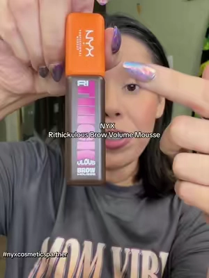 I kept seeing the NEW NYX Rithickulous Brow Volume Mousse on people with naturally full eyebrows, but I needed to know what it would actually do for my light, barely-there brows. 👀 @NYX Professional Makeup #nyxcosmeticspartner #NYXCosmetics #Rithickulous #SparseBrows #BrowMousse 