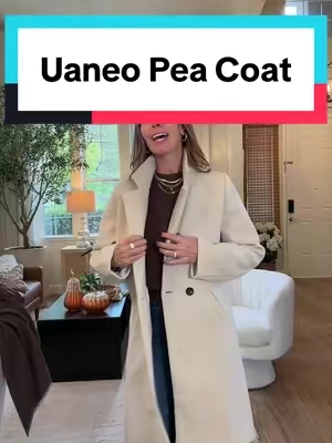 Lots of Color Options⭐️ #peacoat #woolcoat #trenchcoat #womenscoats #TikTokShopFallDealsForYou @Uaneo 