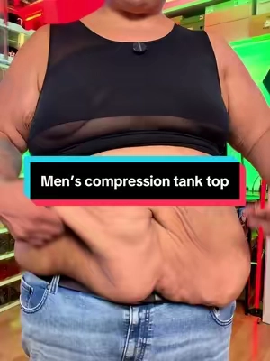 Breathable compression tank top #compressionshirt #compressiontanktop #mensshapewear #tanktop #tiktokshopfalldealsforyou 