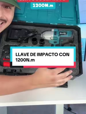 Llave de impacto con 1200N.m #impactwrench #llavedeimpacto #tools #Seesii #tiktokshopcreatorpicks 