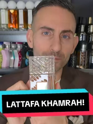 Lattafa Khamrah perfume review! #fragrance #fragrancetiktok #perfumetok #fragrancetok #redolessence 