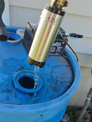 POV: You’re still dumping diesel, kerosene, oil, or water the slow way when this 12V pump can empty a tank while you stand there ⛽💧 This 12V Portable Submersible Transfer Pump clips to a car or truck battery and is rated for water, diesel, kerosene, and oil. Strong flow for barrels, tanks, boats, farms, and emergency jobs. No siphon. No mess. Drop it in. Flip it on. Let it run. If you move these liquids more than once, this pump pays for itself in time saved. Drop a ⛽ if you need this! Tap the orange cart 🛒 #SubmersiblePump #FuelTransferPump #12VPump #DieselPump #GarageTools 
