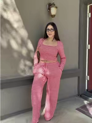 Soft stretchy two piece set 💗 #katchmefashion #OOTD #outfitinspo #falloutfits #tiktokshopfalldealsforyou 