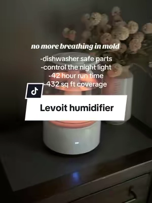 Replying to @lovealways  No more dealing with moldy humidifiers because @LEVOIT now has a dishwasher safe humidifer!  #humidifier #coolmisthumidifer #levoithumidifier #tiktokshopfalldealsforyou #tiktokshopcreatorpicks 
