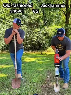 2200W Electric Jackhammer & Demolition Hammer | Digging, Trenching, Concrete Breaking & Farm Construction Tool DESCRIPTION: I put this electric jackhammer to the test digging dirt against a regular shovel! This heavy-duty demolition hammer isn’t just for breaking concrete. With multiple chisel and spade attachments, it can tackle digging, trenching, breaking concrete and brick, chipping tile, foundation and slab removal, pipeline work, ground breaking and other demolition projects. A versatile option for farms, construction sites, property maintenance, landscaping and serious DIY projects. Great when you need more than a regular shovel for tough ground or demolition work. Disclaimer: Use appropriate PPE and follow manufacturer instructions. Performance and results vary by material, soil conditions and application. #ElectricJackhammer #DemolitionHammer #ConstructionTools #FarmTools #TikTokShopFaliDealsForYou KEYWORDS: electric jackhammer demolition hammer 2200W jackhammer electric concrete breaker jackhammer for digging digging dirt with jackhammer jackhammer vs shovel electric digging tool trenching tool farm tools farm equipment construction tools contractor tools concrete demolition concrete breaker breaking concrete brick demolition block demolition tile removal foundation removal concrete slab removal pipeline trenching ground breaking tool clay spade jackhammer spade attachment heavy duty power tools property maintenance tools landscaping tools DIY demolition construction equipment farm construction trenching and digging